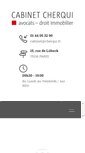 Mobile Screenshot of cherqui-avocats-immobilier.fr